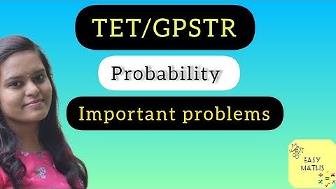 probability / GPSTR maths / CTET / karTET / Important problems /  paper 2 maths