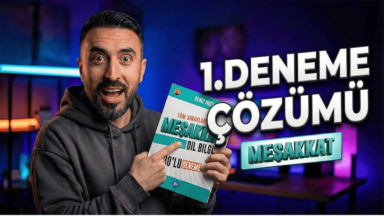 MEŞAKKAT DİL BİLGİSİ DENEME SORU ÇÖZÜMÜ 2026 (1.Deneme)