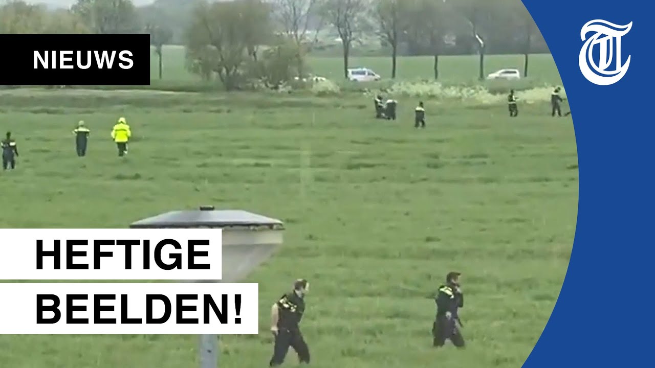 Broek in Waterland: hier schiet politie op vluchtende overvallers - YouTube