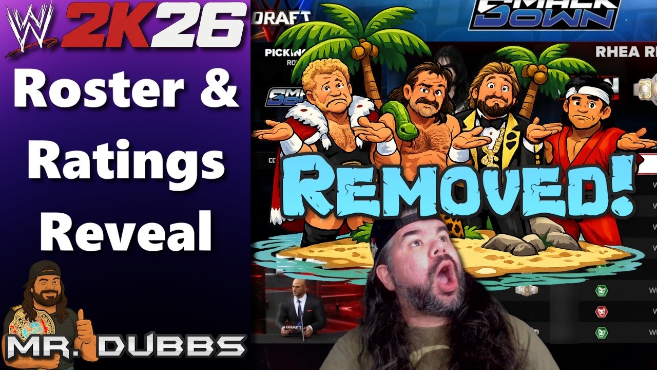The WWE 2K26 Roster Has Some Shocking Omissions/Removals