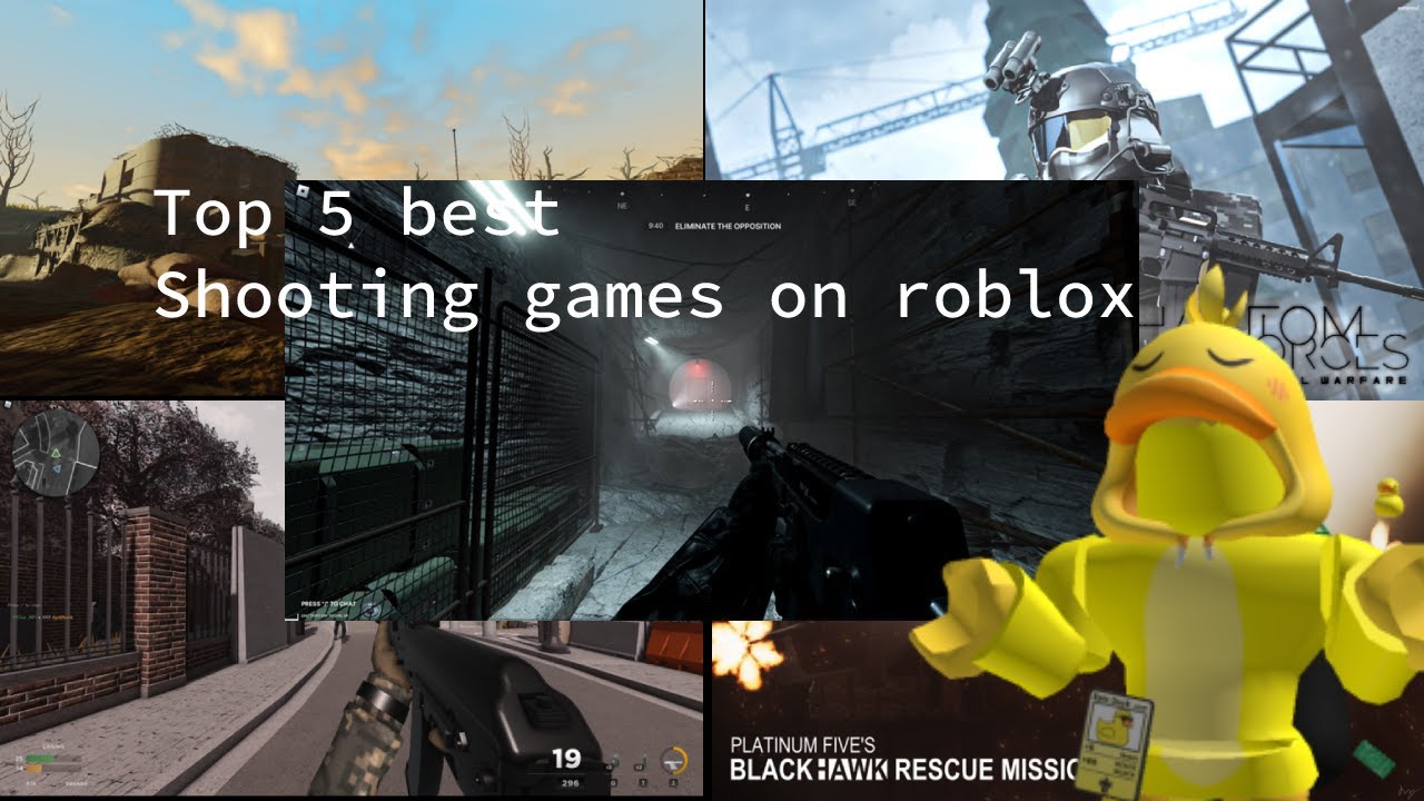 Top 5 Best roblox shooting games! YouTube