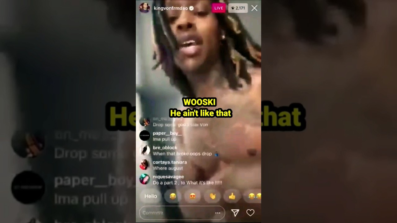 Watch King Von and FBG Wooski fight in O'block. explained 😈🤟 on YouTube Watch King Von and FBG Wooski fight in O'block. explained 😈🤟 on YouTube
