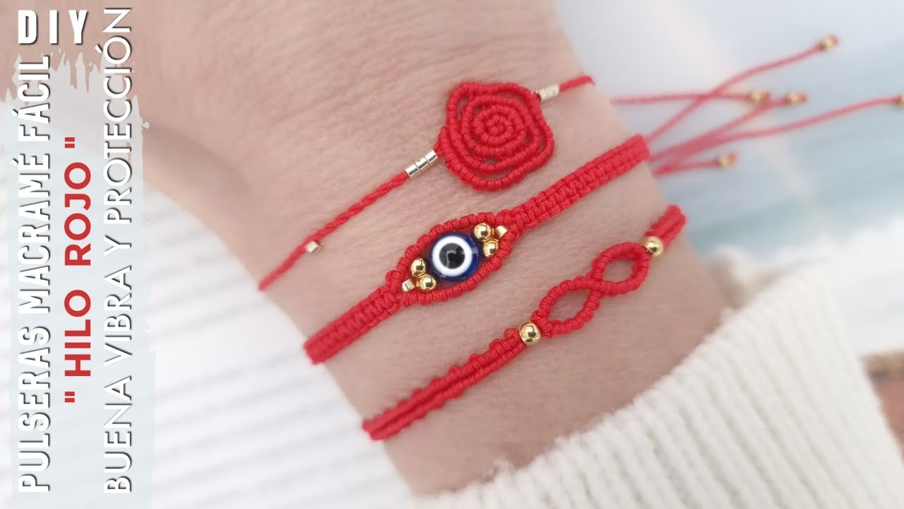 Pulseras con Hilo Rojo de Protección