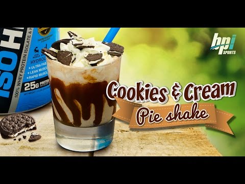 Cookie & Cream Pie Protein Shake - Healthy & Delicious Recipes - BPI Sports