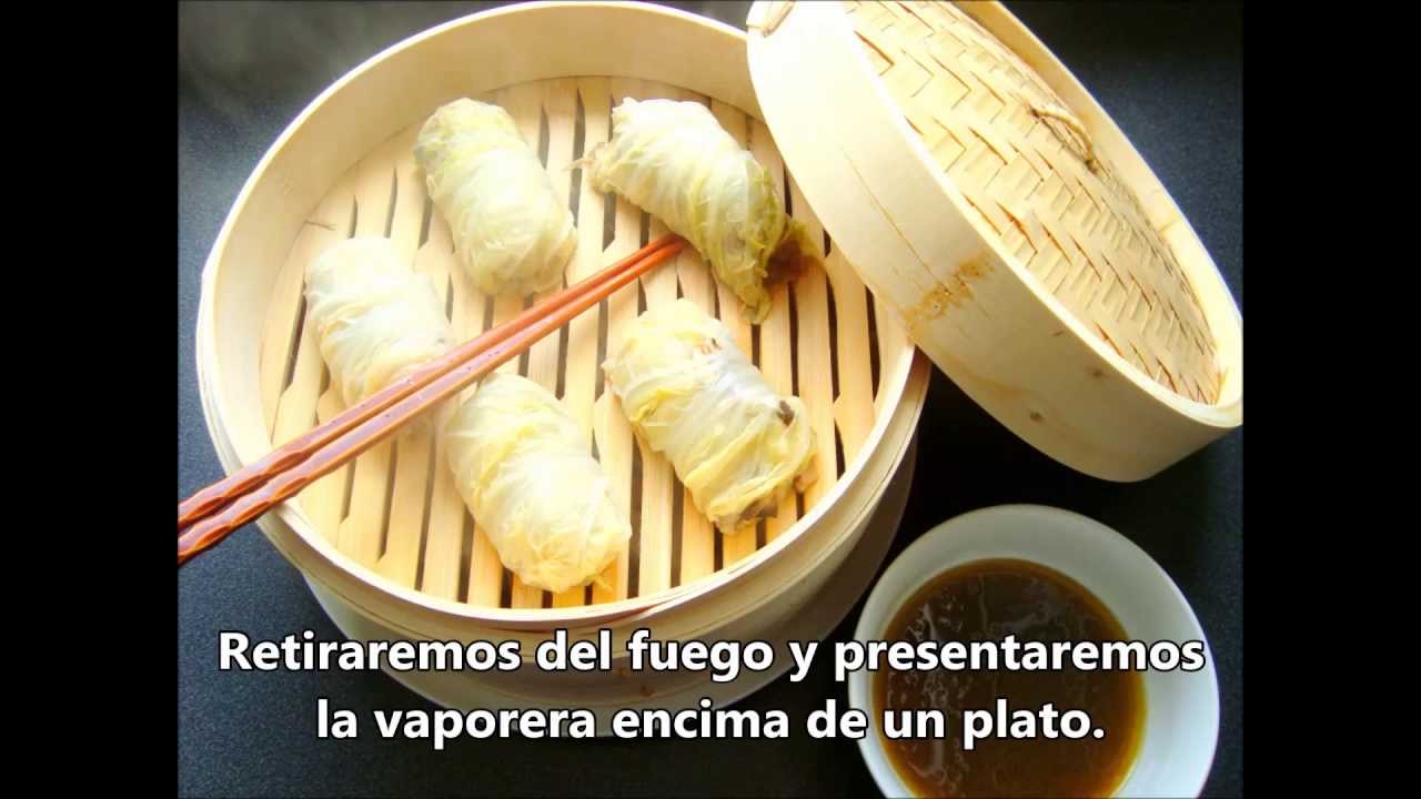 🥟 Cocinar al vapor con una vaporera. Dim Sum al vapor