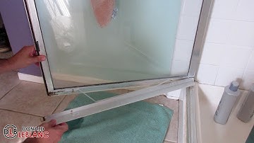 Fixing a leaky shower door