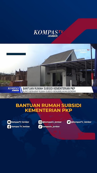 Pemerintah Bangun 8 Ribu Rumah Bersubsidi di Jember Tahun 2026 #shorts