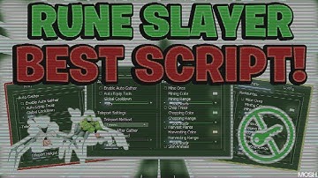 BEST RUNE SLAYER SCRIPT! AUTOFARM KILL AURA, TP ALL ITEMS, INFINITE SILVER/GOLD!