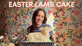 Baking the Cutest Lamb Cake for Easter!! 🐑