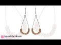 How to Coil Seed Beads Around a Wire Frame and Make a Statement Earring