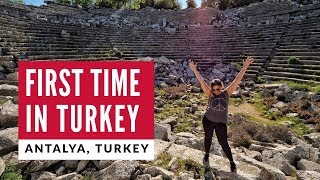 First Time In Turkey | Turkish Breakfast + Ancient Antalya | Digital Nomad World Travel Vlog 1