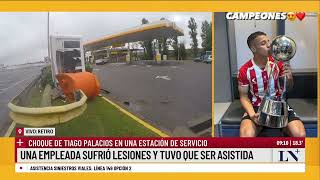 Un Jugador De Estudiantes Chocó En Una Estación De Servicio: Se Trata Del Futbolista Tiago Palacios