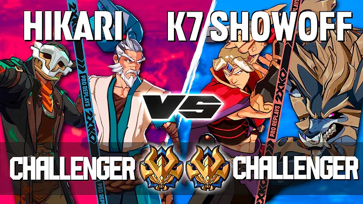 2XKO ▰ HIKARI (Yasuo-Ekko) vs K7 Showoff (Yasuo-Warwick) ▰ 2XKO Pro level replays