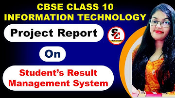 Class 10 Information Technology Project Report | CBSE Class 10 IT 402 Project File