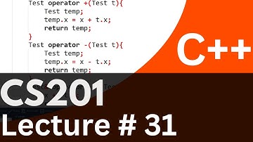 CS201 Short Lecture 31 | VU Short Lectures | CS201 Short Lectures | M Taimoor Ameen