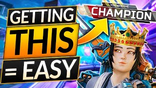 WINNING is EASY!  8 Tips for PERFECT Rotations (ALWAYS PLACE TOP 3) Apex Legends Positioning Guide