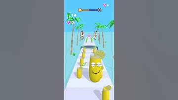 Juice Run 🥤 Games  Level 1 Walkthrough Gameplay iOS,Android Update New Levels | #shorts |#GameWithMJ