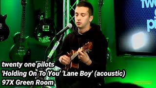 Tyler Joseph from &quot;twenty one pilots&quot;: acoustic set at the 97X Green Room