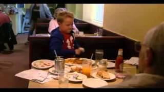 Bad Grandpa Sharting on Restaurant Wall.