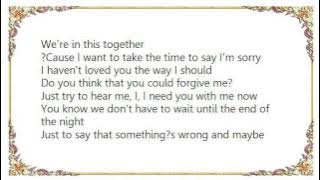 Brandon Heath - Steady Now Lyrics