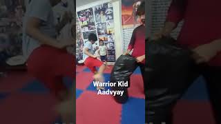 Muay Thai Kick by Warrior Kid #shorts