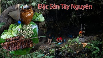 Đặc sản gỏi cà đắng cá cơm và rượu cần của tây nguyên | Thổ Địa Tây Nguyên