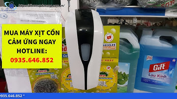 Máy XỊT CỒN SÁT KHUẨN CẢM ỨNG tại cửa hàng Super Fast - Không cần chạm tay