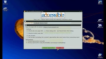 Web accessibility assessment Tool