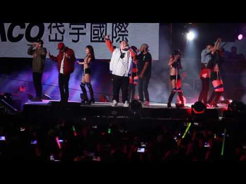 2017台中跨年 兄弟本色張震嶽+MC HotDog 熱狗我愛台妹 (美麗手機海)