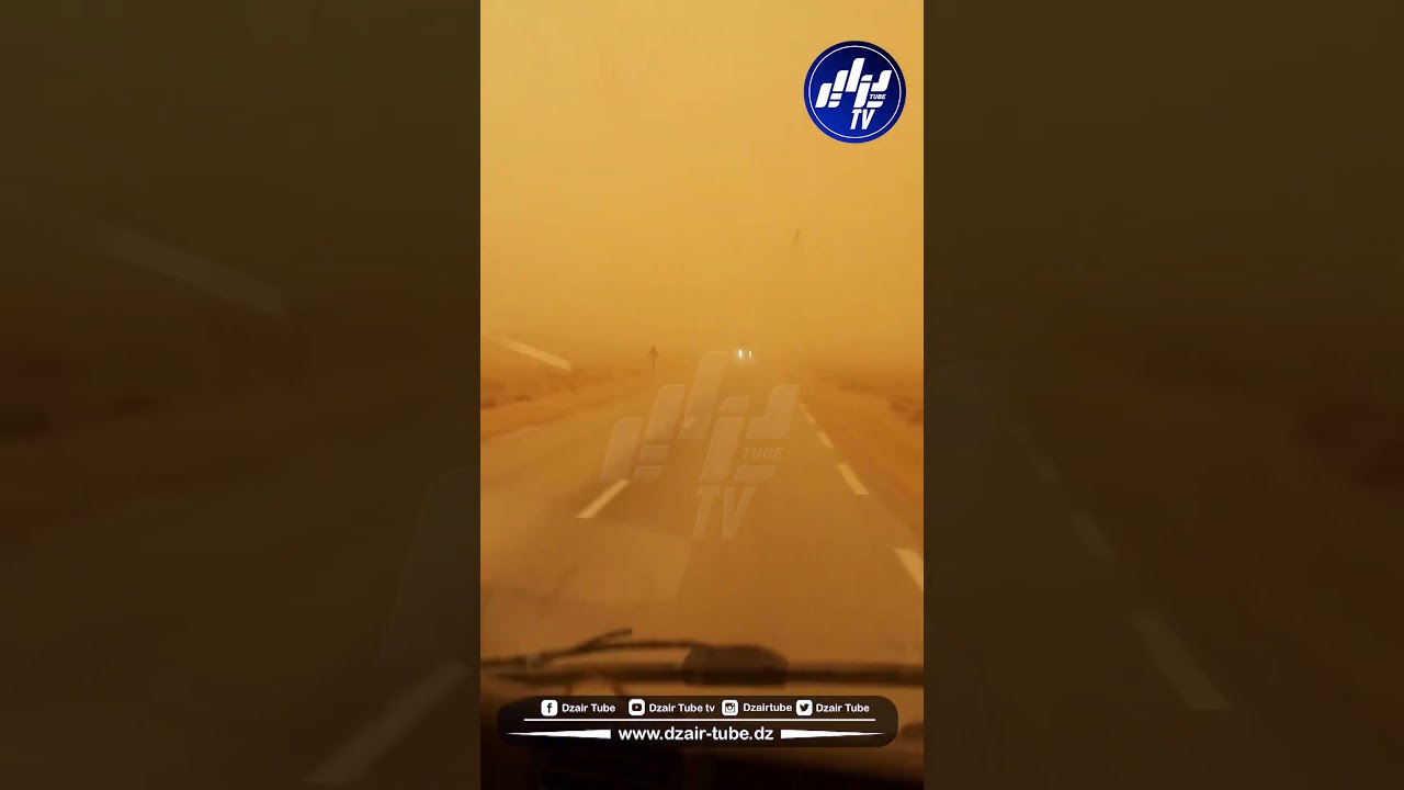 #شاهد... رياح 🍂 قوية بين عين العراك و البيض...