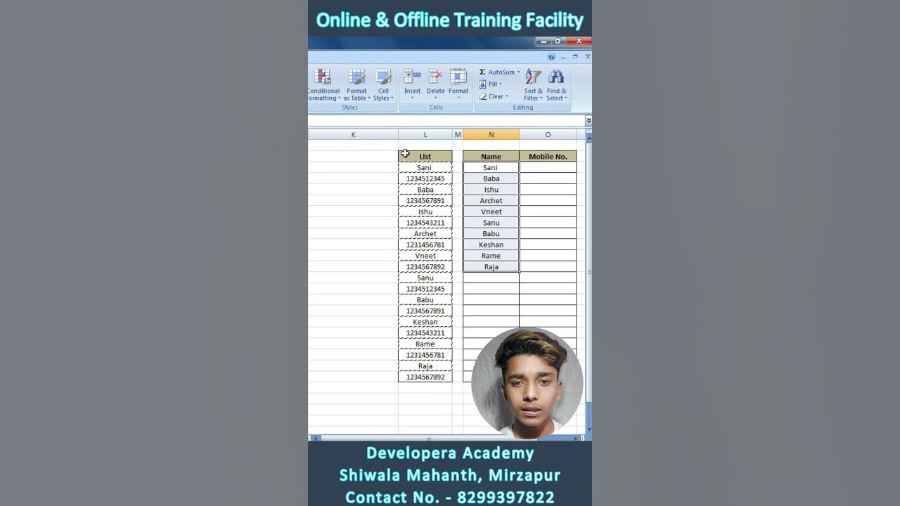 Data Separate In Excel Developera Academy Mirzapur YouTube data-separate-in-excel-developera-academy-mirzapur-youtube