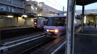 米子駅にて　特急やくも（381系・スーパーやくも仕様）出雲市行き　出発（令和5年7月29日）