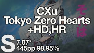 CXu | Faylan - Tokyo Zero Hearts [Zero Hearts] +HD,HR FC #1 (445pp, 98.95%)