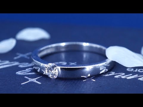 Помолвочное кольцо с бриллиантом 0,10 кр от Diamond-Gallery