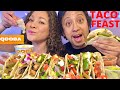 ASMR LOADED TACOS *EXTREME CRUNCH*|QDOBA MUKBANG| BIG BITES| Mexican food MUKBANG|PandaEats ASMR