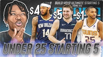 I Only Have $15 To Build The Perfect Under 25 Year Old Team