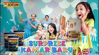 LEIKA SENANG DAPAT SURPRISE KAMAR BARU PUTRI DUYUNG | TOMPEL CAT KAMAR LEIKA