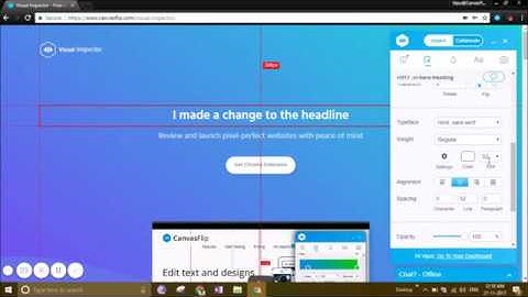 Website feedback collaboration and design bug fixing in Visual Inspector