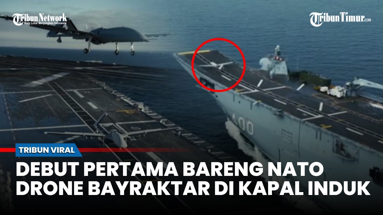 Debut Global Bayraktar TB3! Drone Tempur Turkiye Unjuk Gigi di Latihan NATO 