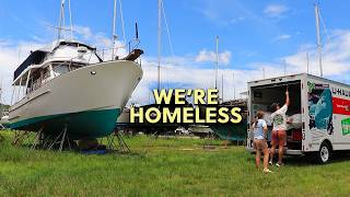 we sold our boat and moved in with our parents...
