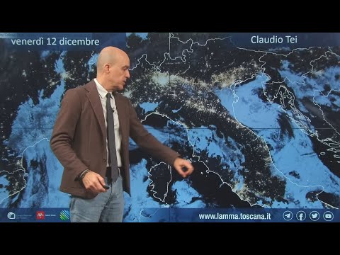 Video Meteo: ancora alta pressione nel fine settimana. Nebbie al mattino, soleggiato nel pomeriggio.