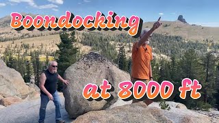 Boondocking at 8000 ft is Cool (literally)