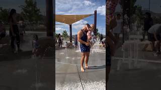 How we do the Splash Pad as a Special Needs Family! #shorts