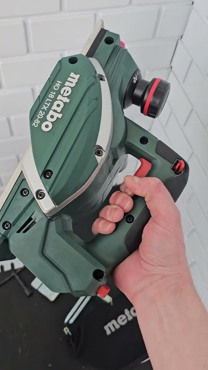 Аккумуляторный рубанок METABO HO 18 LTX 20-82 - YouTube