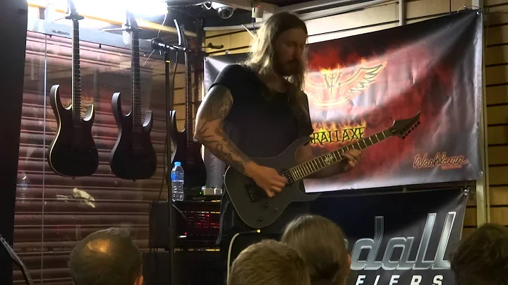 Ola Englund in GAK Brighton Guitar Clinic Workshop