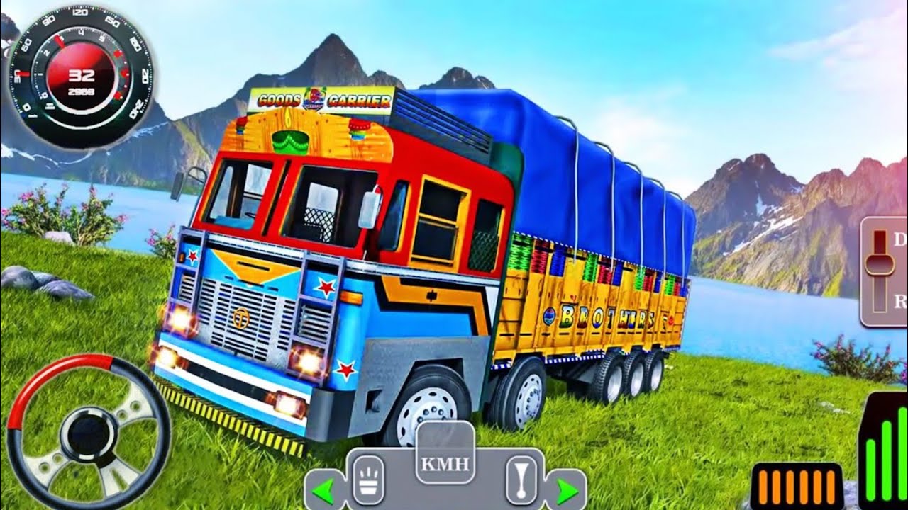 Indian Mountain Truck Drive Simulator - Offroad Heavy Cargo Truck Driver - Android GamePlay