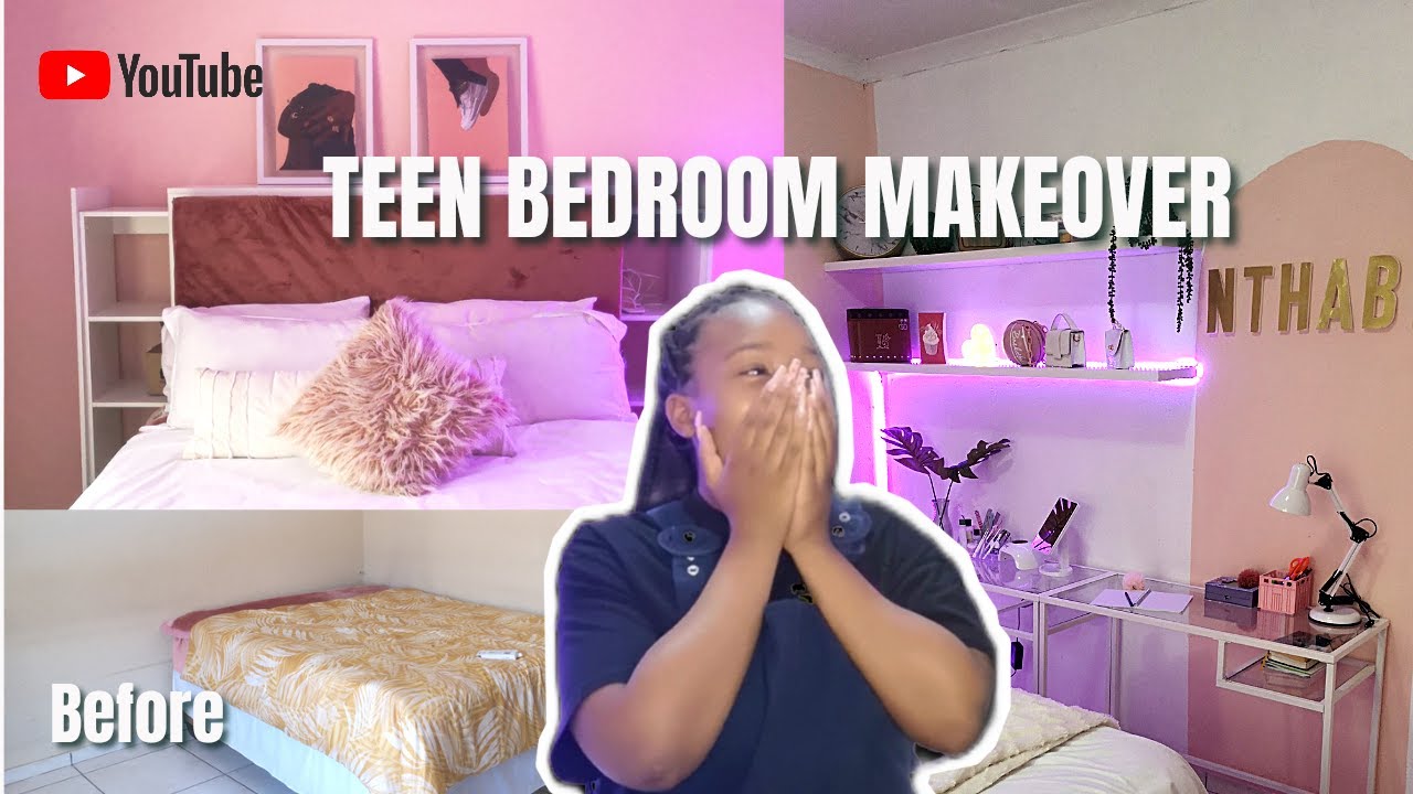 TEEN BEDROOM MAKEOVER | SOUTH AFRICAN DIY YOUTUBER