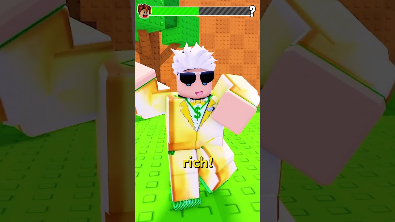Infinite Money Or Infinite Strenght in Kick A Lucky Block! 💵 💪 #shorts