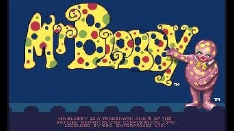 Mr Blobby. [AMiGA A500 - Millennium, Freestyle]. (1994). Full Play.