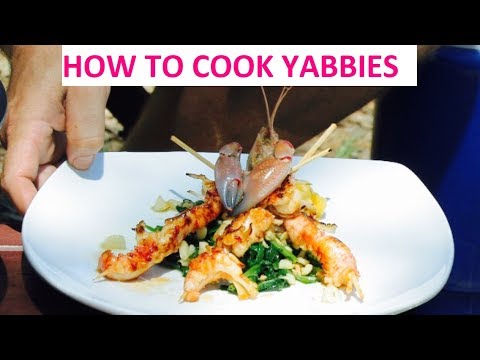 How to Cook: Yabbies cooking and fishing and cooking Australian Bush